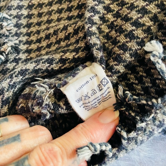 45 RPM Rby45rpm Japanese organic cotton houndstooth dress size 2 - Picture 5 of 7